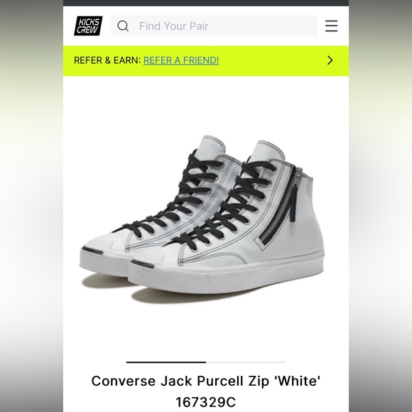Brand new!Converse Jack Purcell Zip - Picture 8 of 11